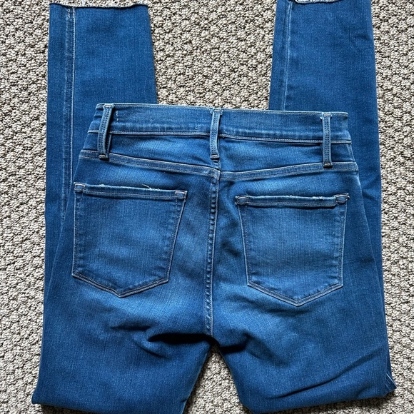 A17- Frame Skinny de Jeanne Crop Jeans sz 27 - Picture 6 of 7